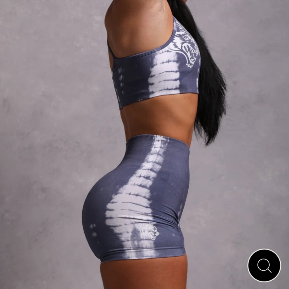 Darc Sport Navy Tie-Dye Athletic Shorts